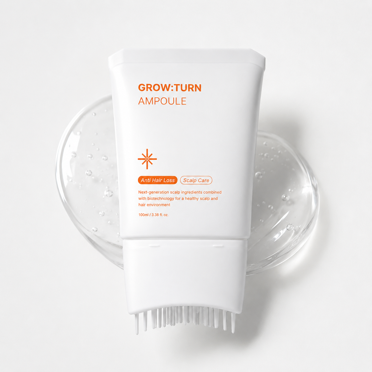 Sérum Capilar FlowHair GrowTurn | Anticaída, Nutritivo y Masajeador Integrado
