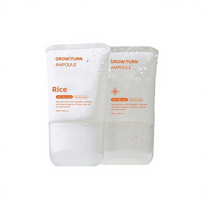 Cross-border Exclusive Mibiao Hair-nourishing Serum GROWTURN Built-in Brush Scalp Massage Anti Hair Shedding Help Thicken